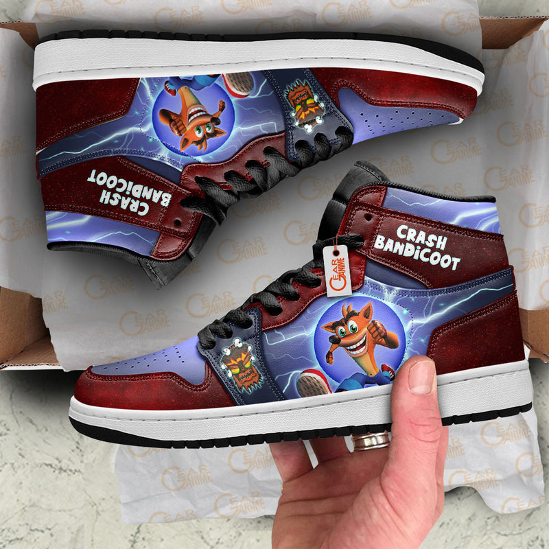 Crash Bandicoot J1-Sneakers Custom Games Shoes