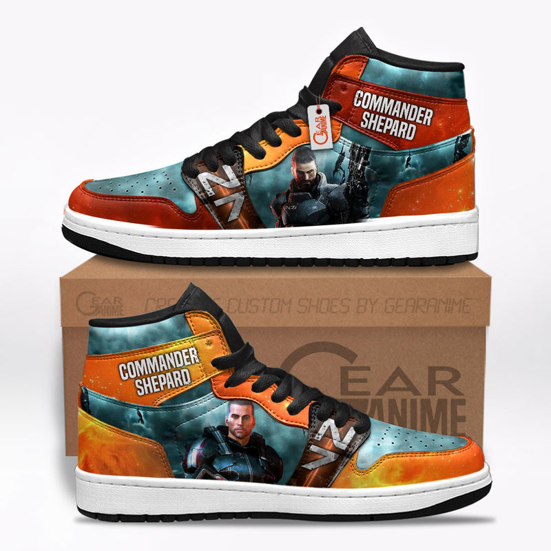 Commander Shepard J1-Sneakers Custom Games Shoes