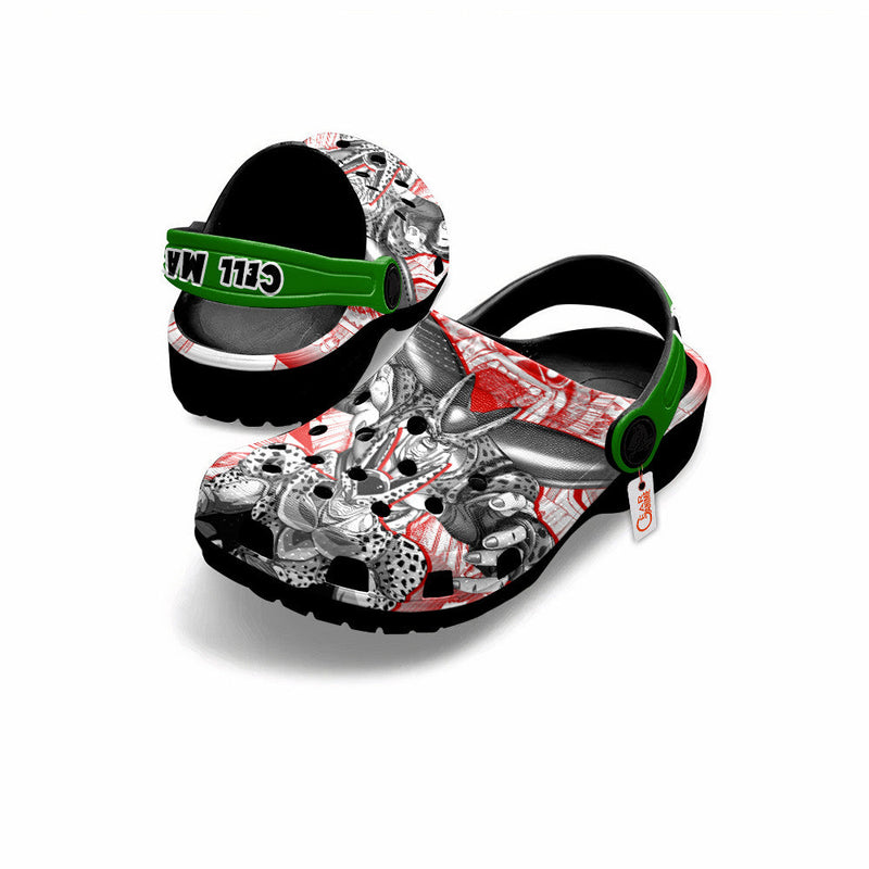 Cell Max Clogs Shoes Manga Style Personalized