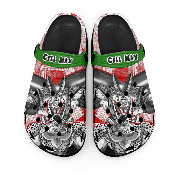 Cell Max Clogs Shoes Manga Style Personalized