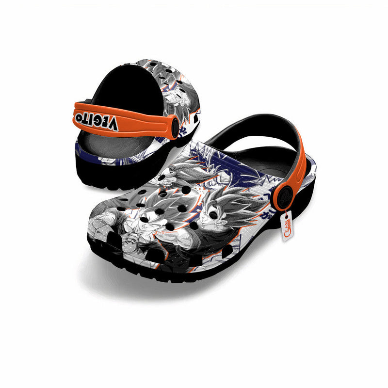 Vegito Clogs Shoes Manga Style Personalized