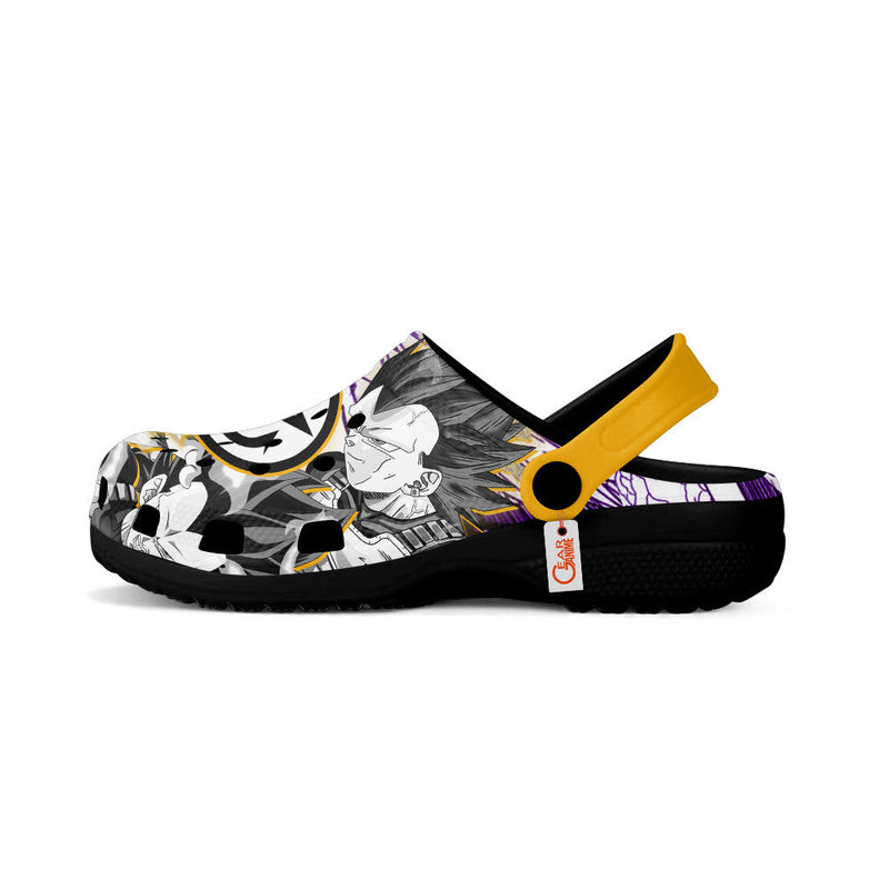 Vegeta Ultra Ego Clogs Shoes Manga Style Personalized