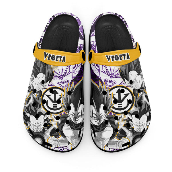 Vegeta Ultra Ego Clogs Shoes Manga Style Personalized