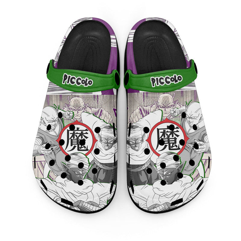 Piccolo Clogs Shoes Manga Style Personalized