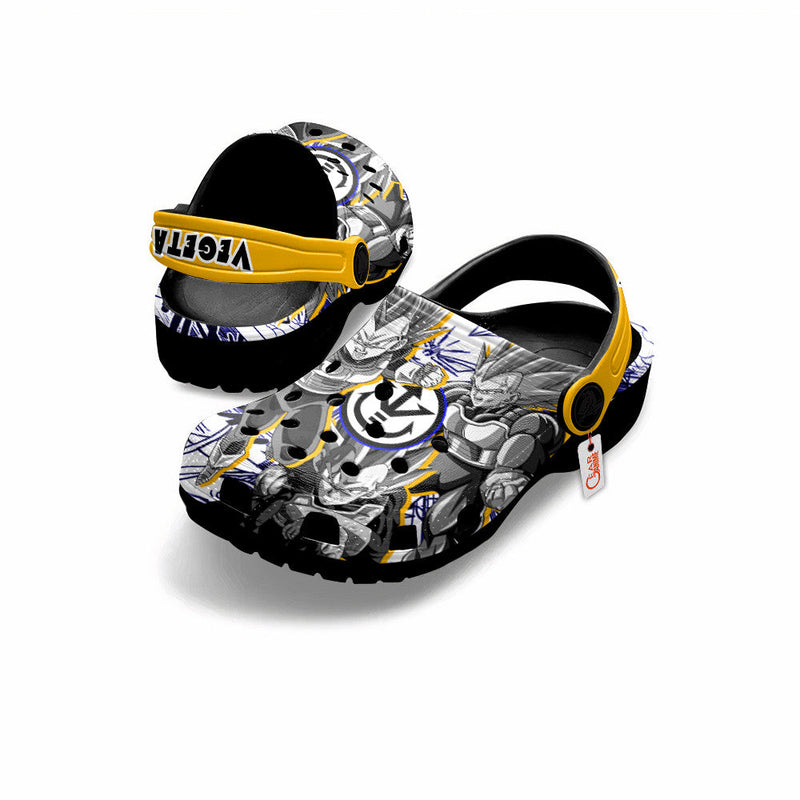 Vegeta Super Saiyan Clogs Shoes Manga Style Personalized