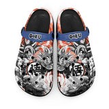 Goku Ultra Instinct Clogs Manga Style Personalized Name