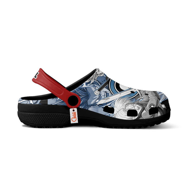 Future Trunks Ultra SSJ Clogs Shoes Manga Style Personalized