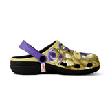 Golden Frieza Clogs Shoes Pattern Style