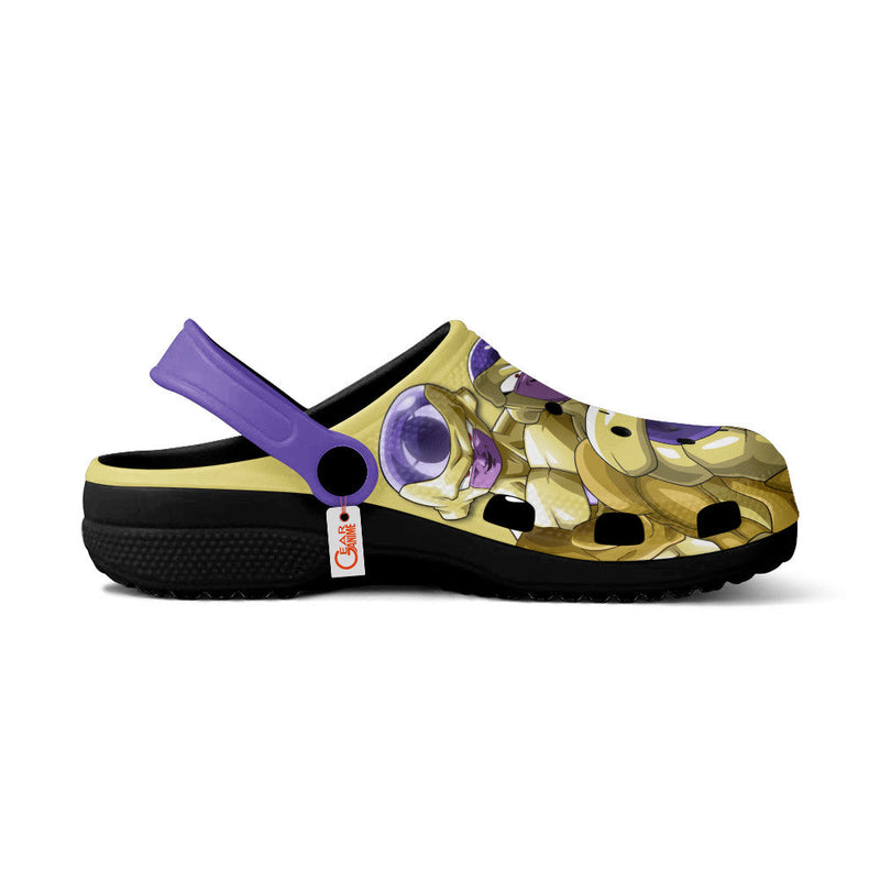 Golden Frieza Clogs Shoes Pattern Style