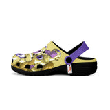 Golden Frieza Clogs Shoes Pattern Style