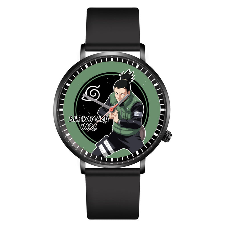 Shikamaru Nara Leather Band Wrist Watch Personalized