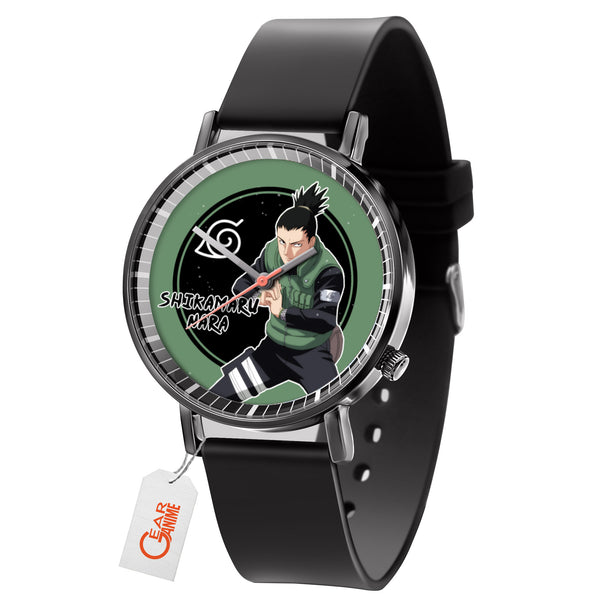 Shikamaru Nara Leather Band Wrist Watch Personalized