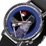 Sasuke Uchiha Leather Band Wrist Watch Personalized