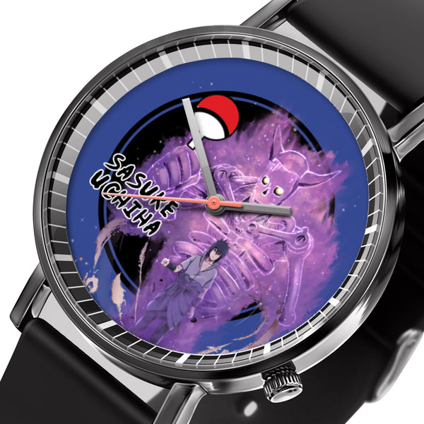 Sasuke Susanoo Leather Band Wrist Watch Personalized