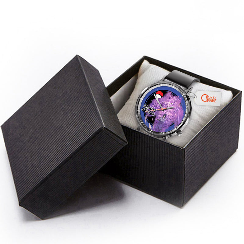 Sasuke Susanoo Leather Band Wrist Watch Personalized