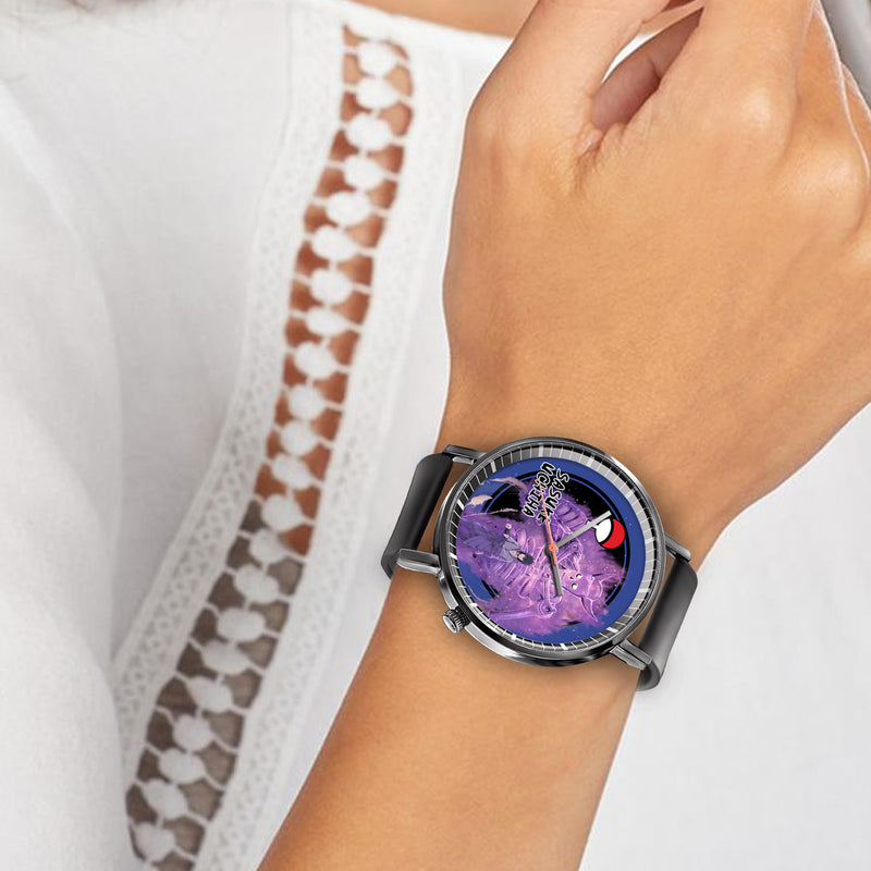 Sasuke Susanoo Leather Band Wrist Watch Personalized