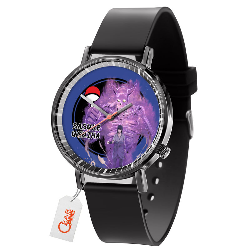 Sasuke Susanoo Leather Band Wrist Watch Personalized