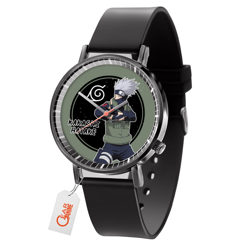 Kakashi Leather Band Wrist Watch Personalized