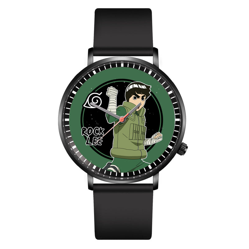 Rock Lee Leather Band Wrist Watch Personalized