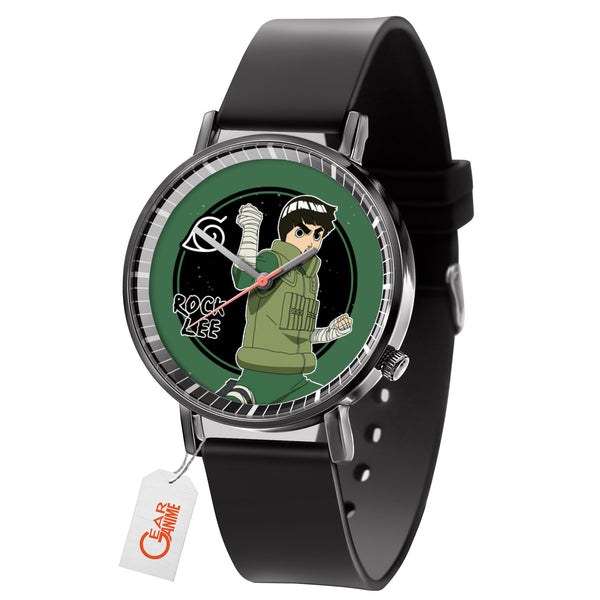 Rock Lee Leather Band Wrist Watch Personalized