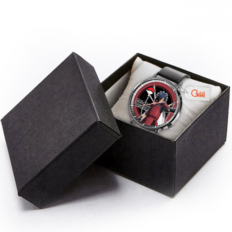 Madara Uchiha Leather Band Wrist Watch Personalized