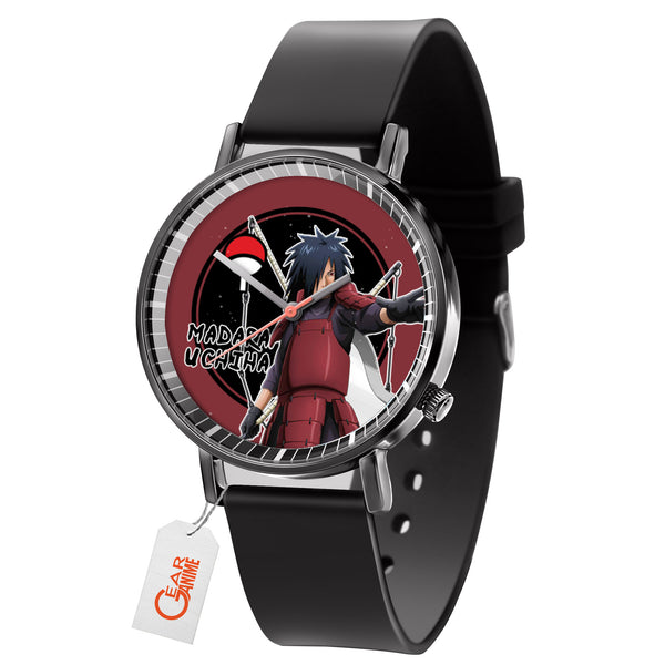 Madara Uchiha Leather Band Wrist Watch Personalized