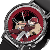 Gaara Leather Band Wrist Watch Personalized