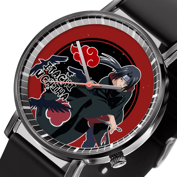 Itachi Uchiha Leather Band Wrist Watch Personalized