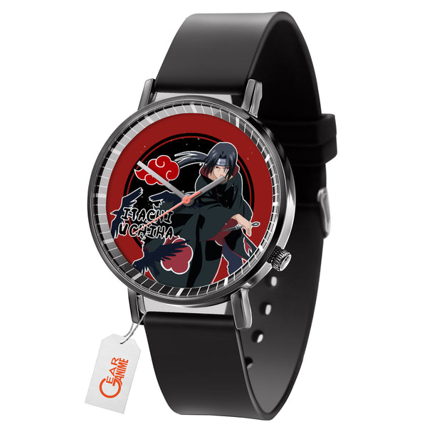 Itachi Uchiha Leather Band Wrist Watch Personalized