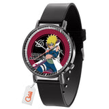 Minato Namikaze Leather Band Wrist Watch Personalized