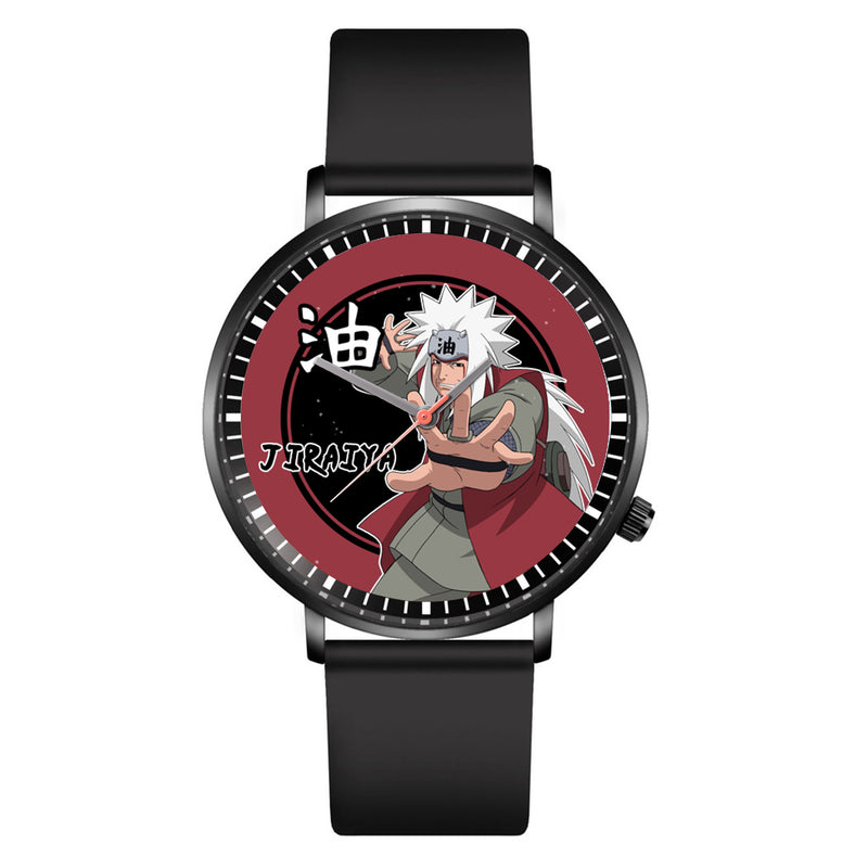 Jiraiya Leather Band Wrist Watch Personalized