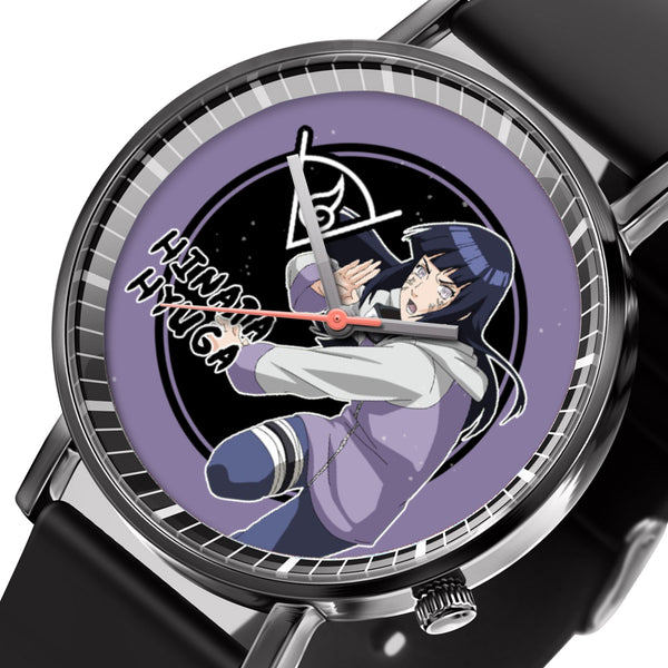 Hinata Hyuga Leather Band Wrist Watch Personalized