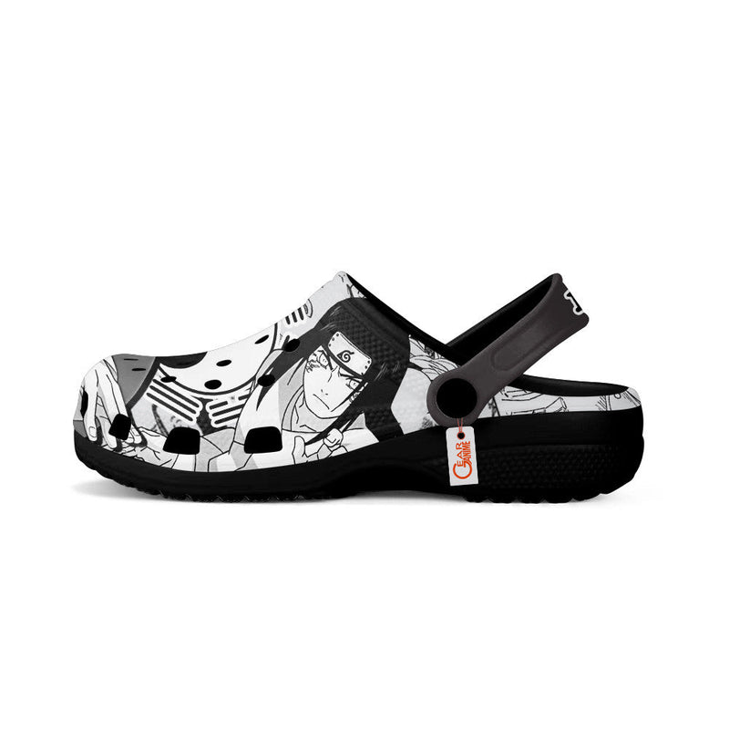 Neji Hyuga Clogs Shoes Manga Style Personalized