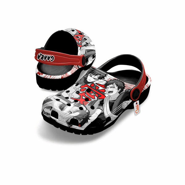 Gaara Clogs Shoes Manga Style Personalized