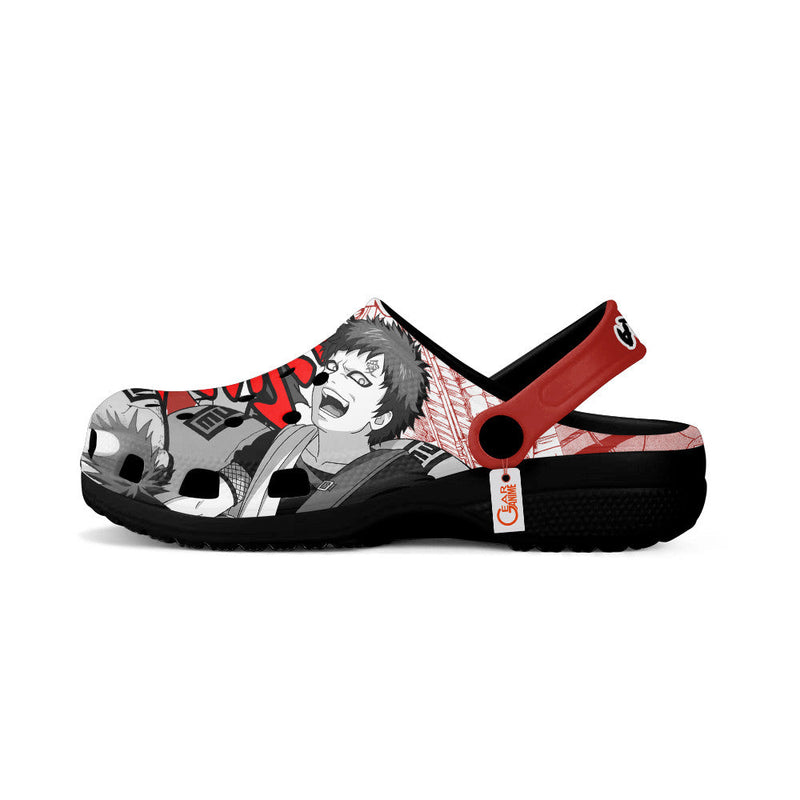 Gaara Clogs Shoes Manga Style Personalized