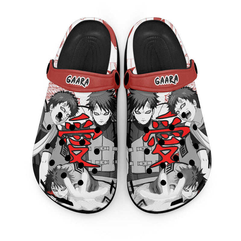 Gaara Clogs Shoes Manga Style Personalized