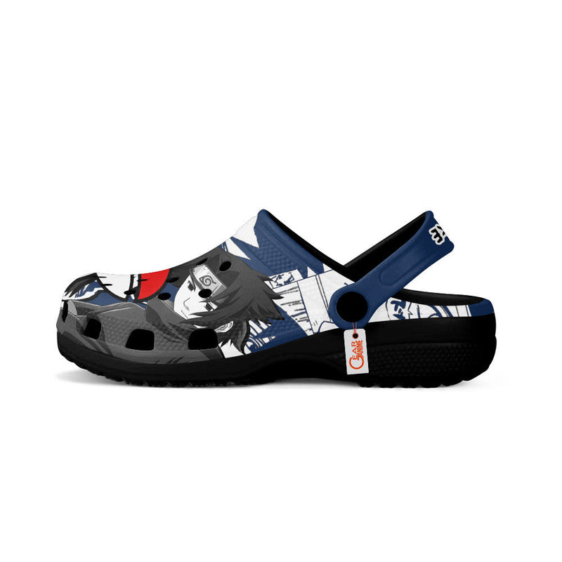 Sasuke Uchiha Clogs Shoes Manga Style Personalized