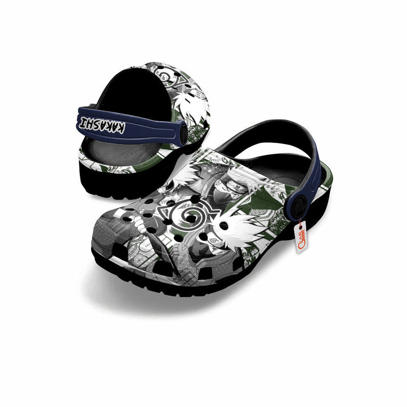 Kakashi Clogs Shoes Manga Style Personalized