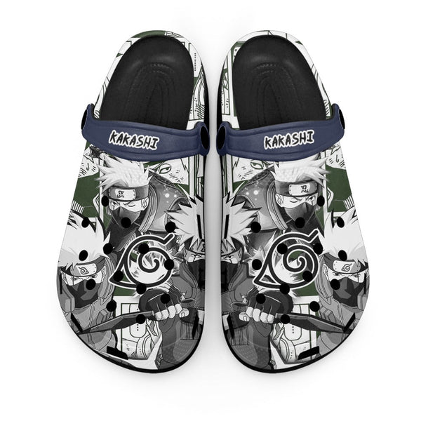 Kakashi Clogs Shoes Manga Style Personalized