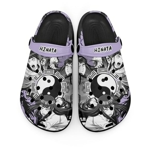 Hinata Hyuga Clogs Shoes Manga Style Personalized