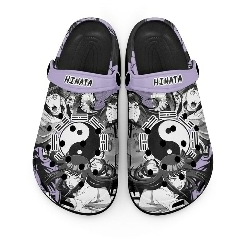 Hinata Hyuga Clogs Shoes Manga Style Personalized