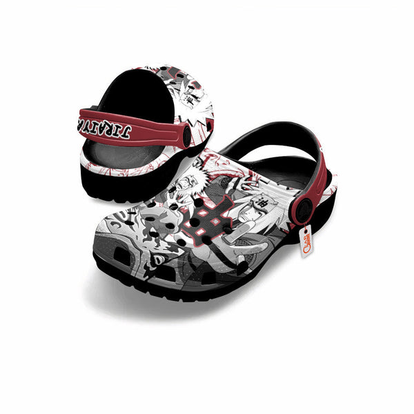 Jiraiya Clogs Shoes Manga Style Personalized