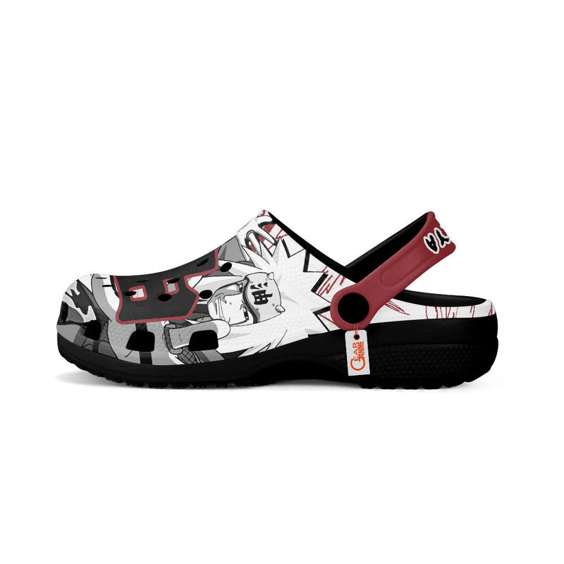 Jiraiya Clogs Shoes Manga Style Personalized