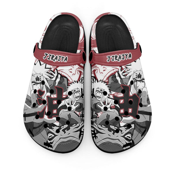 Jiraiya Clogs Shoes Manga Style Personalized