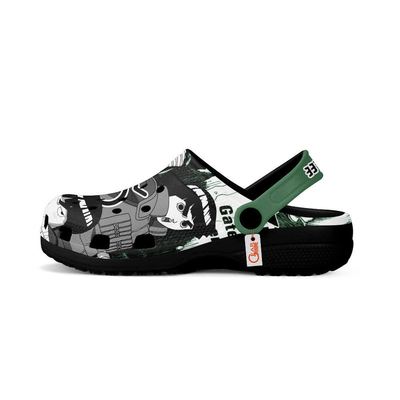 Rock Lee Clogs Shoes Manga Style Personalized