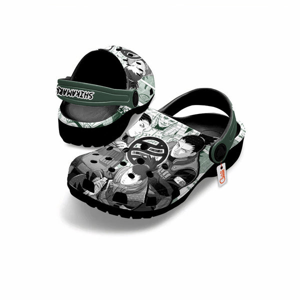 Shikamaru Nara Clogs Shoes Manga Style Personalized