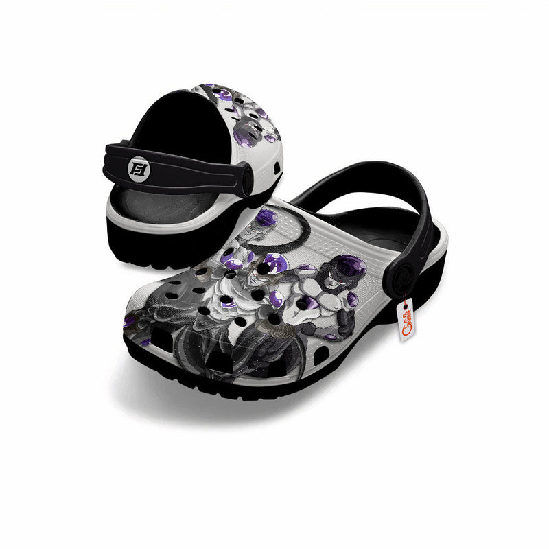 Black Frieza Clogs Shoes Pattern Style