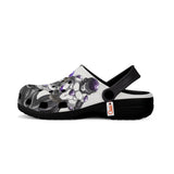 Black Frieza Clogs Shoes Pattern Style