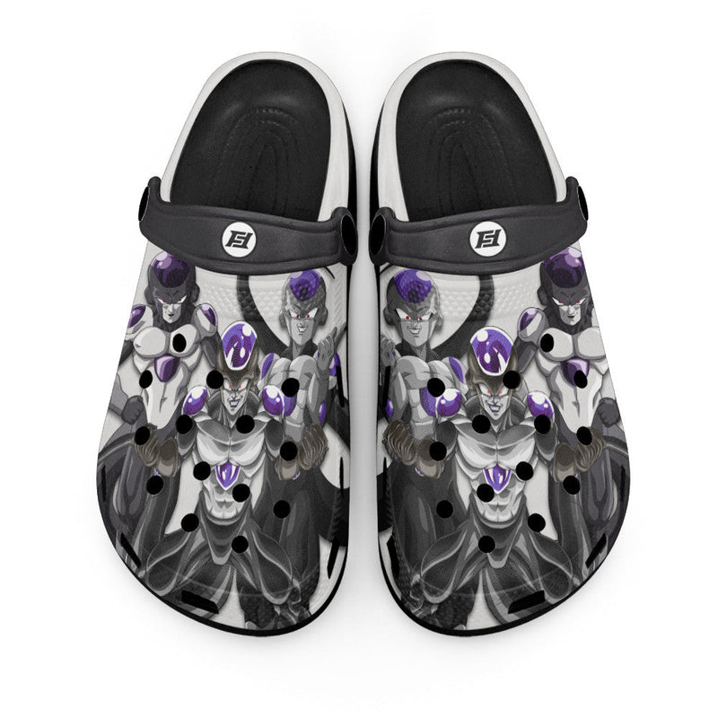 Black Frieza Clogs Shoes Pattern Style