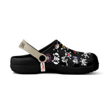 Pirate Crews Symbols Black Clogs Shoes